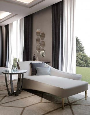 Sofa Chaiselounge Set Wunnzëmmer Miwwelen Design Sofas Couchen Bizzotto Dësch