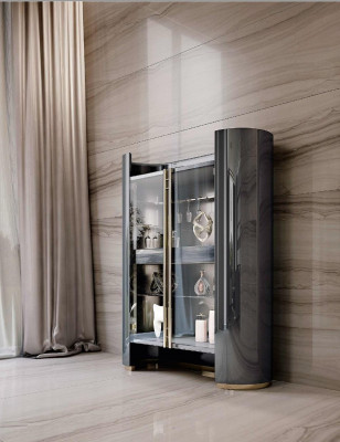 Barcabinet Miwwel Design Schaf Wunnzëmmer Massivholz Schaf Miwwel Bizzotto