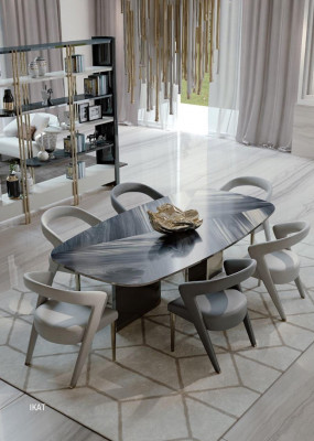 Iessdësch Antik Stil Massivholz Italienesch Iessdëscher Dësch Holz Dëscher Miwwelen