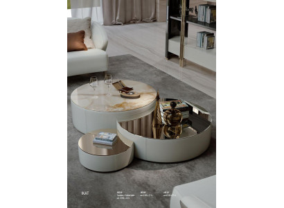 Couchtisch 3 Deeler Set Couchtischen Design Wunnzell Miwwel Italien Bizzotto Dëscher