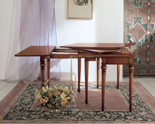 Konsolen Dësch Spigel Sideboard 2tlg Set Nei Holz Italienesch Miwwelen Stil Modern