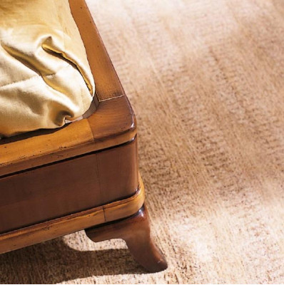 Schlofkummer Braun Modern Duebelbett Miwwelen Bett Betten Bettrahmen Holz Duebel