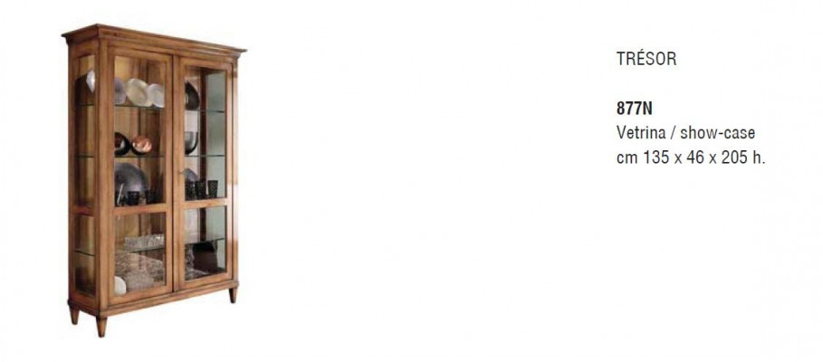 Schaf Braun Holz Design Miwwelen Vitrine Anrichte Vitrinen Luxus Glas Schiefcher