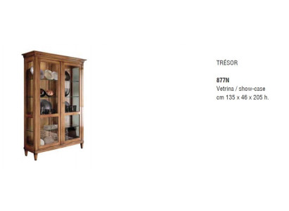 Schaf Braun Holz Design Miwwelen Vitrine Anrichte Vitrinen Luxus Glas Schiefcher