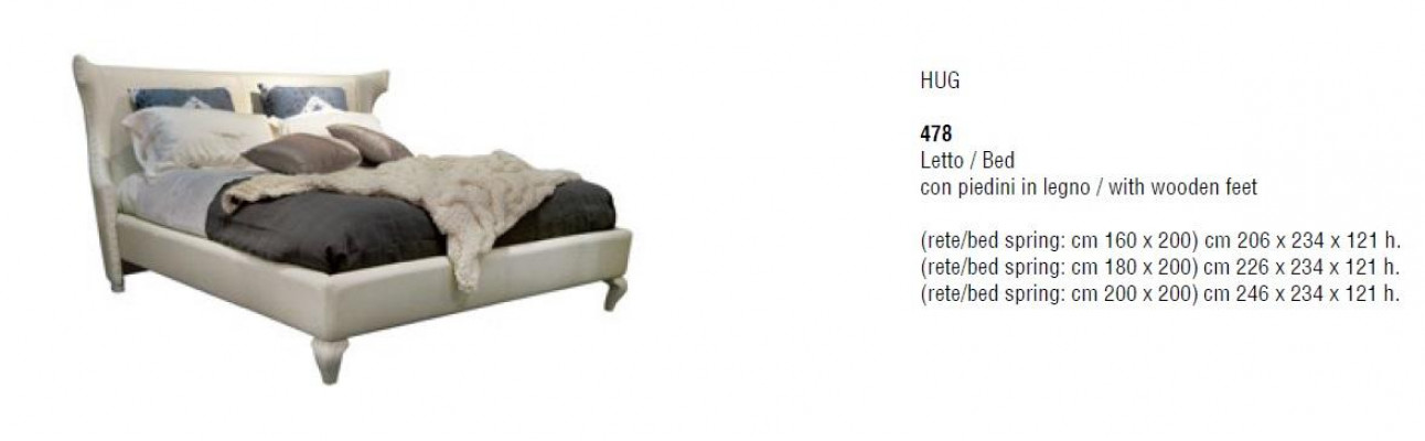Duebelbett Duebel Bizzotto Miwwelen Neien Design Schlofzëmmer Italienesch Miwwelen Neien