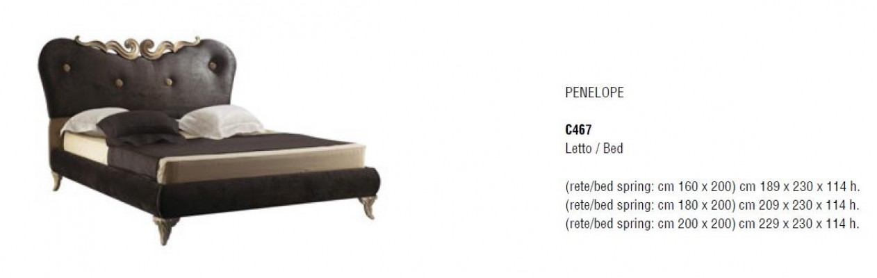 Bett Bizzotto Miwwel Design Better Schlofkummer Italieneschen Hotel Duebelbett Neit