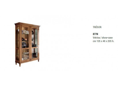 Wunnzëmmer Anrichte Glas Schaf Vitrin Iesszëmmer Anrichte Holz Schief Miwwelen