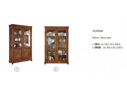 Glasvitrinn Vitrinneschief Italienesch Miwwelen Glasschiefer Stuffschiefer