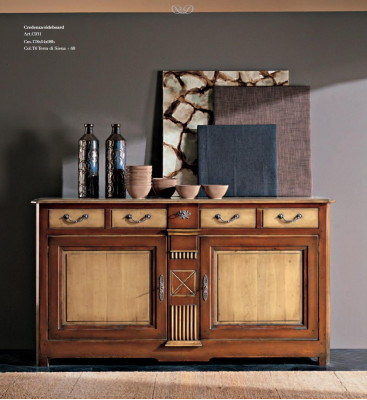 Massiv Italienesch Miwwel Ariichtung Héichschaf Kommode Sideboard Schranken