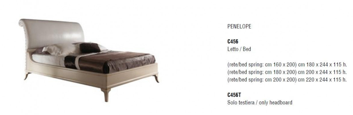 Duebelbett Miwwelen Bett Italien Bizzotto Better Polster Luxus Schlofkummer Bett