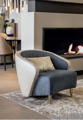 Wunnzëmmerfauteuil Design Bizzotto Miwwelen Canapé Stull Wunnzëmmer Polster Eensëtzer