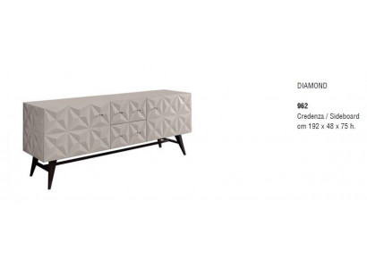 Wunnzëmmer Regal Holz Schief Design Kommode Anrichte Säit Niddereg Board Schaf
