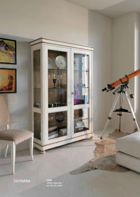 Massiv Holz Vitrinen Glas Schaf Echt Holz Vitrin Wunnzëmmer Miwwelen Kredenz
