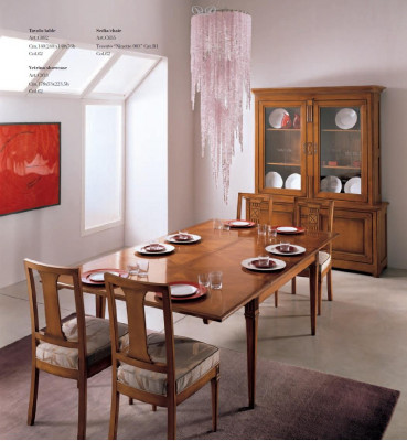 Klassesch Design Tëscher Italien Barock Antik Stil Iessdësch Dësch Echt Holz