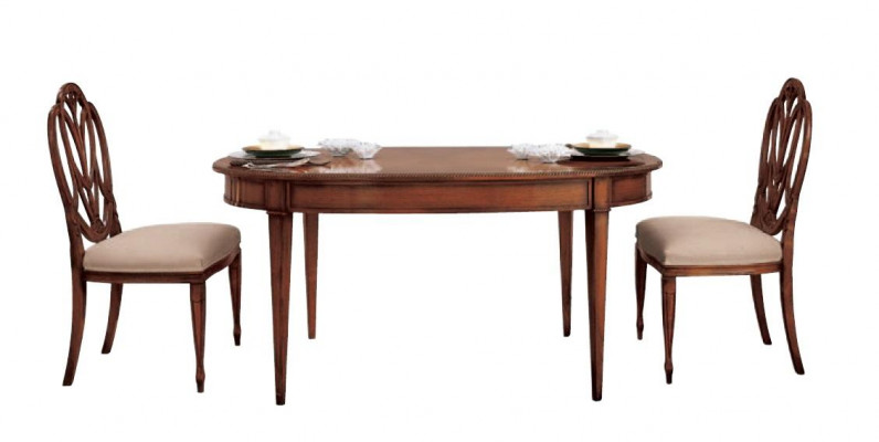 Iesszëmmer Wunnzëmmer Iessdëscher Holz Dësch Miwwelen Iessdësch Naturholz Retro Stil