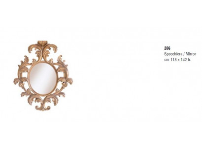 Bizzotto Gold Wandspigel antike Spigel Italienesch Spigel Wunnzëmmer Miwwelen