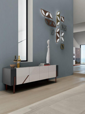 Sideboard Italienesch Miwwelen Wunnzëmmer Massivholz Schaf Luxus Design Nei