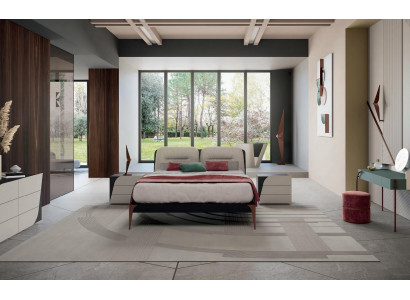 Bett Miwwel Duebelbett Naturholz Schlofzëmmer Miwwel Design Better Italien Luxus