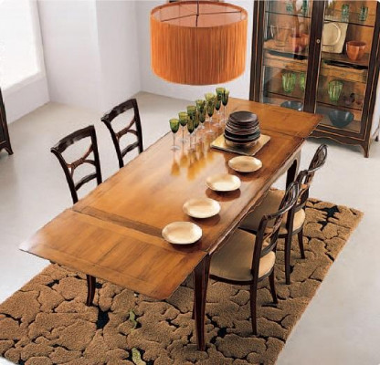 Holzdësch Klassesch Barock Stil Iesszëmmer Neien Iessdësch Dësch Dëscher Massivholz