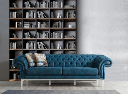 3-Sëtzer Polstersueleg Sofaen, Wunnzëmmer Couchen, Modernen Stil Designer Miwwelen Sofa