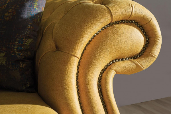 3-Sëtzer Polstersueleg Sofaen, Wunnzëmmer Couchen, Modernen Stil Designer Miwwelen Sofa
