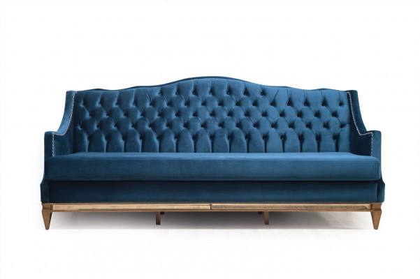 Bloen Chesterfield Dräsëtzeger Relax Lounge Canapé Wunnzëmmer 3-Sëtzer