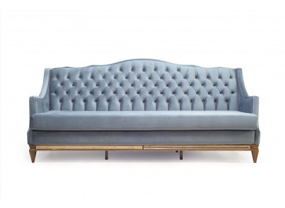 Luxus Miwwelen Polster Canapé Holz Italien Polster Sofa Klassesch Canapéen