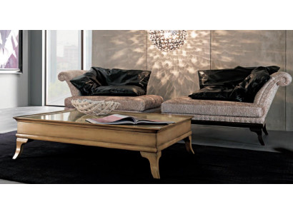 Fotel Relax Stoff Lounge Club Polster Design Canapé Sofa Sëtz Luxus Braun Nei