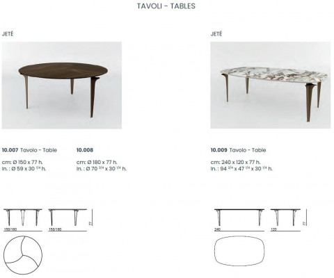 Iessdësch Iesszëmmer Dësch Design Italienesch Miwwelen Kichendësch Bizzotto Dëscher
