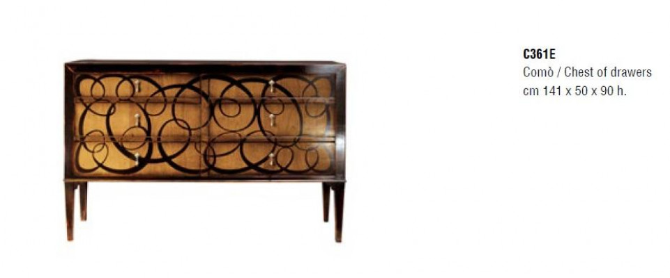 Kommode Schëffela Holz Sideboard Schaf Schief Massiv Kommoden Wunnzëmmer
