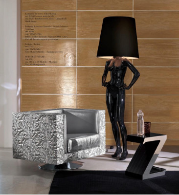 Wunnzëmmer Stehlamp Luucht Steh Luuchten xxl Design Lampe Figur Skulptur Nei