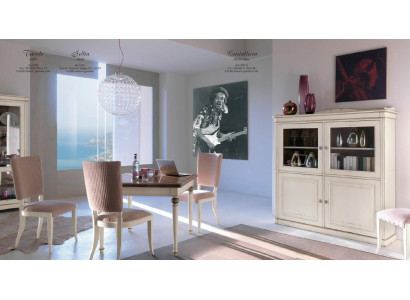 Dësch Luxus Iesszëmmerdësch Iessdësch Iesszëmmer Holz Dëscher Bizzotto Mëbel Nei