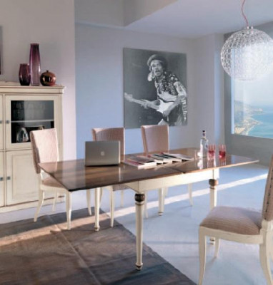Dësch Luxus Iesszëmmerdësch Iessdësch Iesszëmmer Holz Dëscher Bizzotto Mëbel Nei