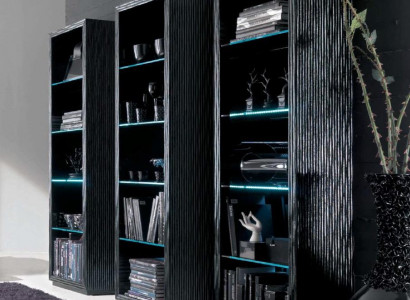 Wunnzëmmermiwwelen Regaler Bicher Schaf System Miwwelen Design Trennwand Regal