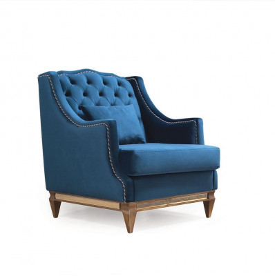 Bloen Luxus Chesterfield Fautteuil Wunnzëmmer Lounge Designer Miwwel Nei