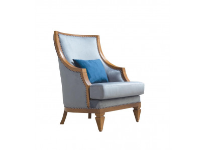 Moderne Gro Sëtz Textil Eenzelstull Lieder 1-Sëtzer Wunnzëmmer Nei