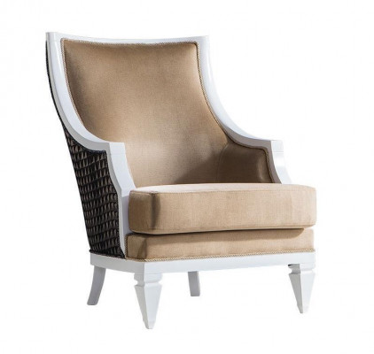 Hellbeia Concorde-Fauteuilsessel Einsitzer Holzrahmen Holz Liegendefauteuil