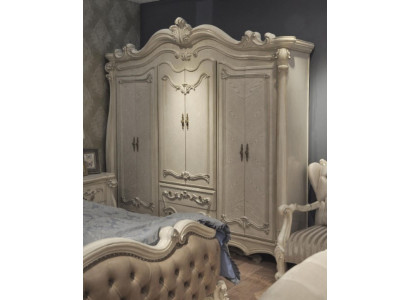 Klasseschen antike Stil Kleederschaf Schaf Holz Kleederschaf Schlofzëmmer Barock