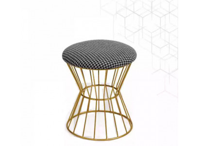 Hocker Fousshocker Wierfel Luxus Miwwelen Design Stil Lounge Club Stoff