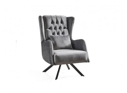 Fauteuil Polster Sëtz Designer Textil 1 Sëtzer Canapéë Polster Stil