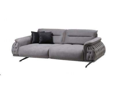 Designer mëll 3-Sëtzer Sofa fir Wunnzëmmer Textilpolstermöbel nei Luxus