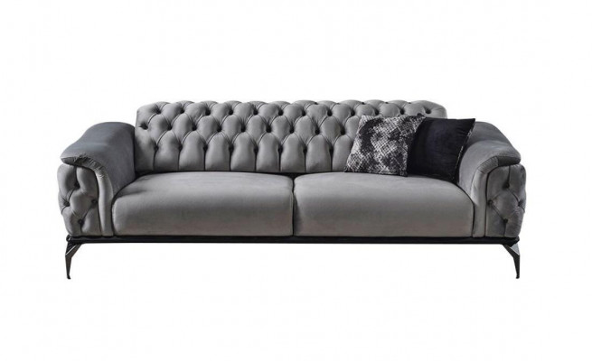 Designer Sofa 3 Plazen Chesterfield Couch Polstersalonen Design Gro Sëtzpolster