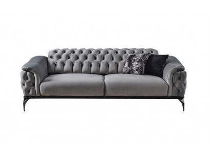 Designer Sofa 3 Plazen Chesterfield Couch Polstersalonen Design Gro Sëtzpolster