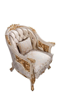 Luxus Sofa Chesterfield Set Sofagarnitur 3+3+1+1Sëtzer Designer Grupp 4 Stécker. Nei.