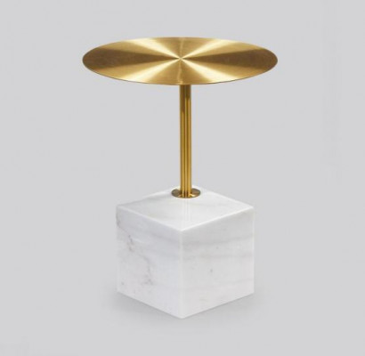 Luxuriéisen wäissen Niewentafel Wunnzëmmer Designer Späicherplat Couchtischen