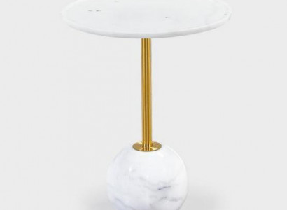 Wäissen Déifstelltisch Stilvollen Ronden Wunnzëmmer Couchtisch Marmor Miwwelen