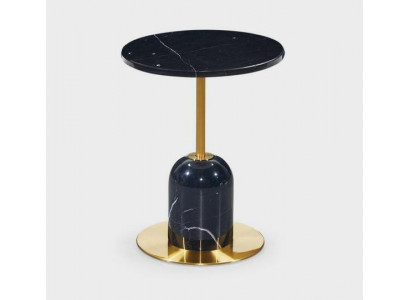 Designer schwaarzen Dësch fir d'Couch Niewendësch Wunnzëmmer Luxus Miwwel Dësch