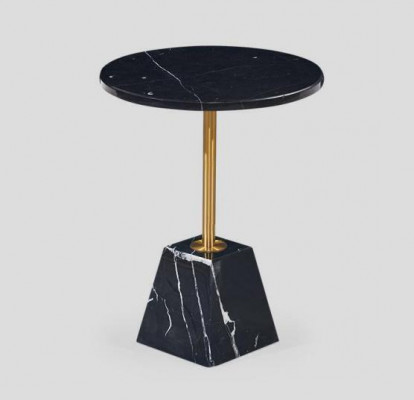 Ronnen schwaarzen Couchtisch Bäizäit Dësch Designer Dësch Wunnzëmmer