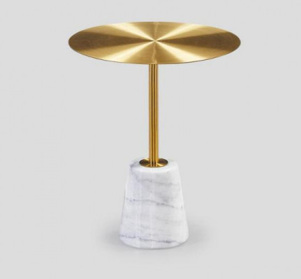 Designer Héichwäertegen Niewendësch Beistelltësch Ronde Luxus Säitentësch
