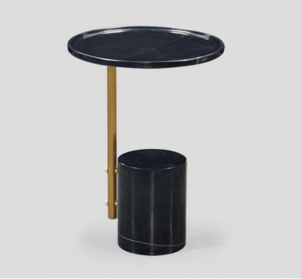Niewentafel Schwaarz Salontafel Designer Dësch Wunnzëmmerdësch Dëscher nei